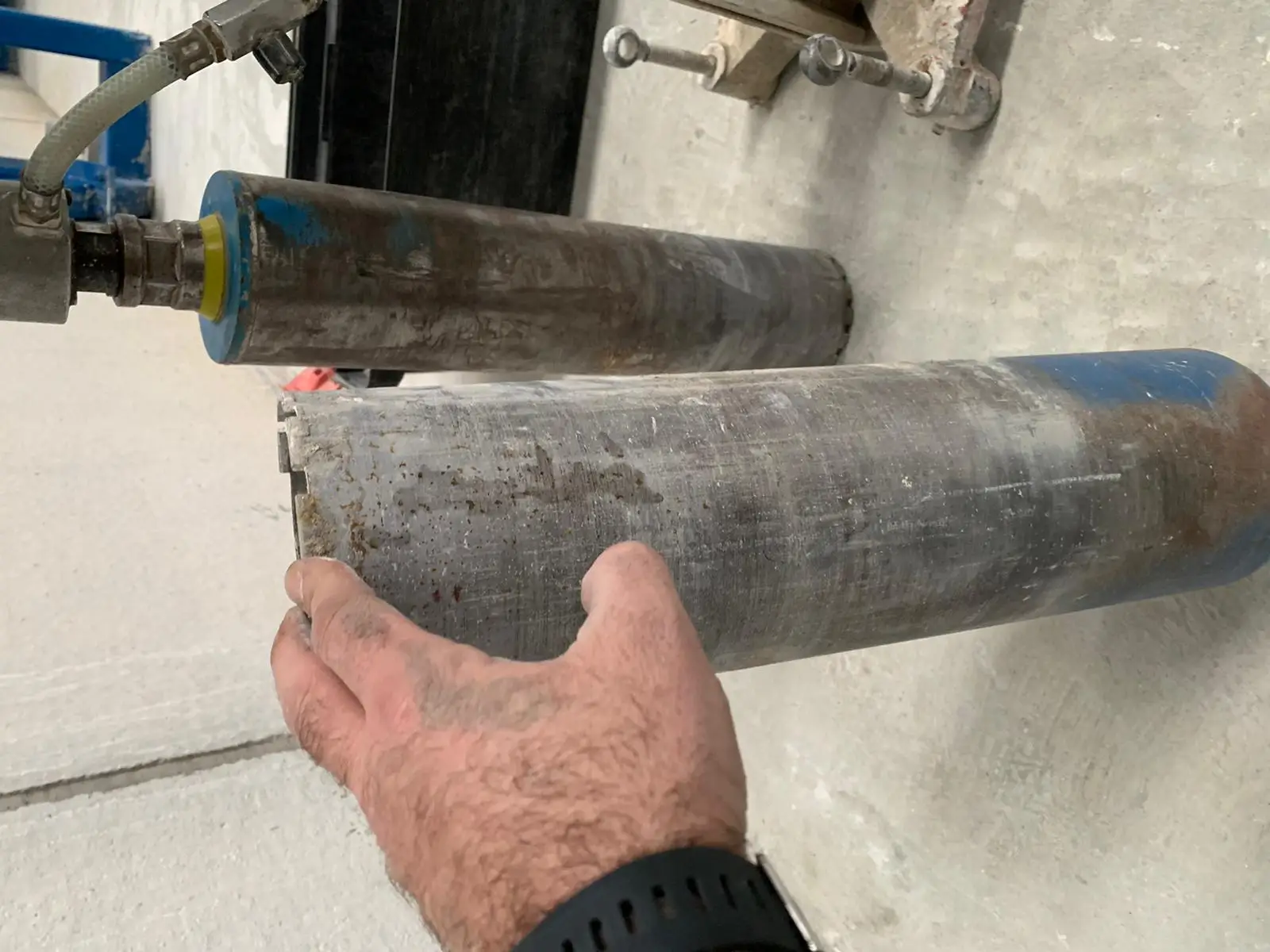 perforaciones para colocación de tubos